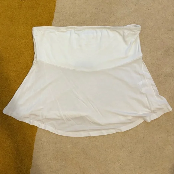 Brandy Melville White Strapless Babydoll Top - Picture 3 of 4